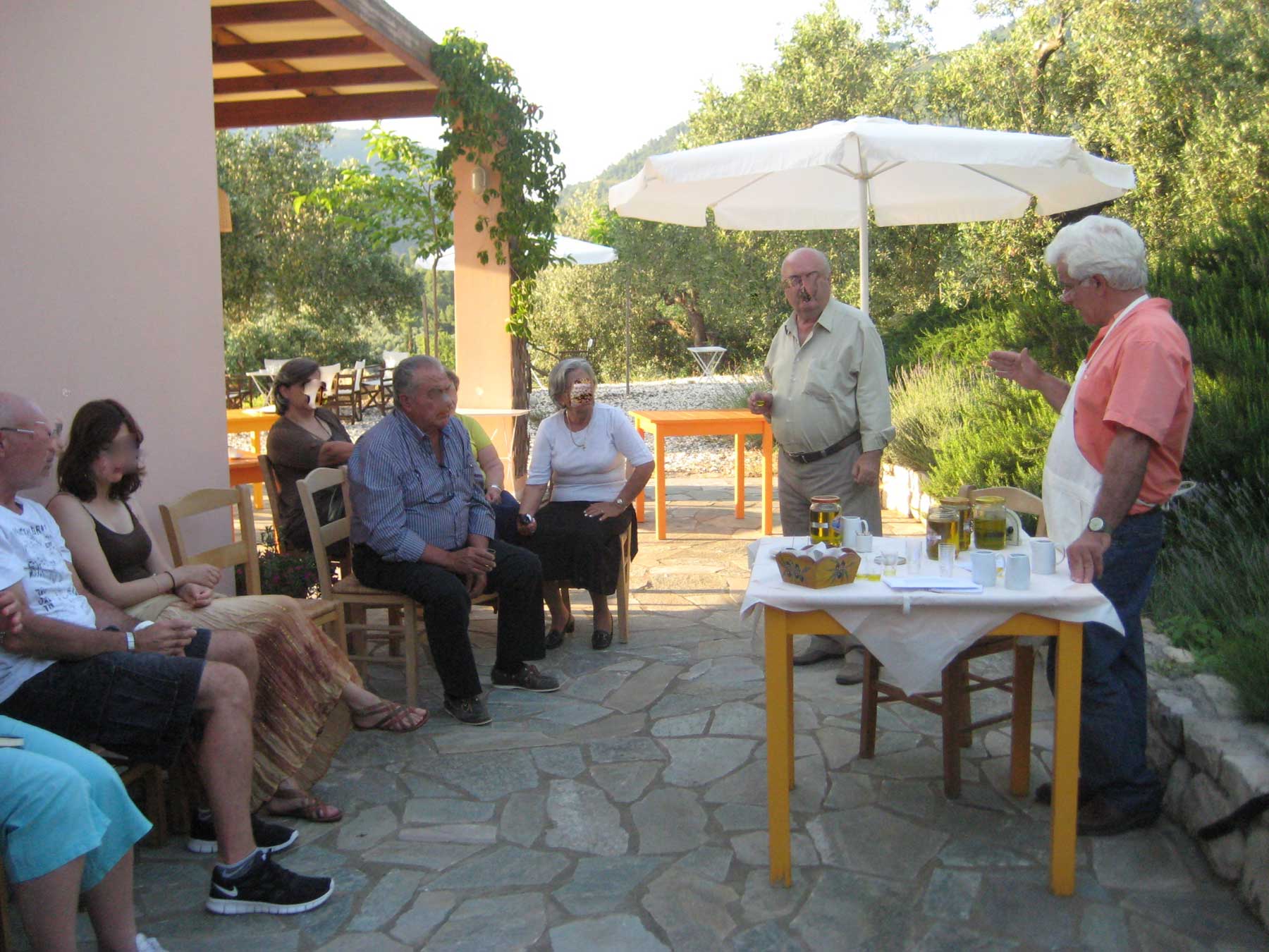 olive oil tasting