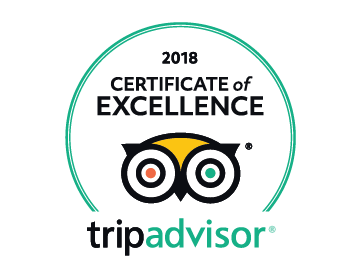 TripAdvisor Certificate of Excellence 2018